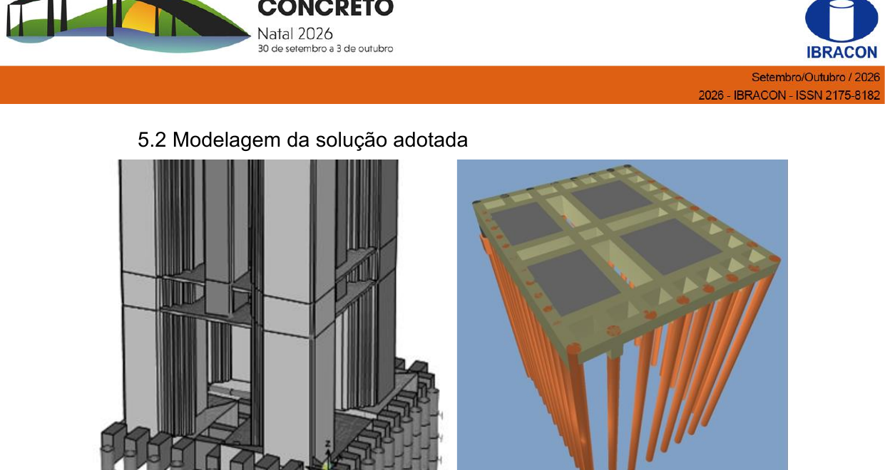 Modelos teóricos SAP2000 e Eberick